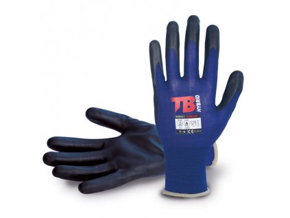 TB 718STAC rukavice máčené - Modrá