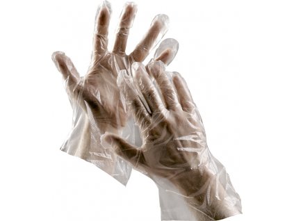 DUCK rukavice jednorázové - Transparentní