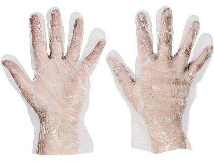 DUCK HG rukavice jednorázové - Transparentní