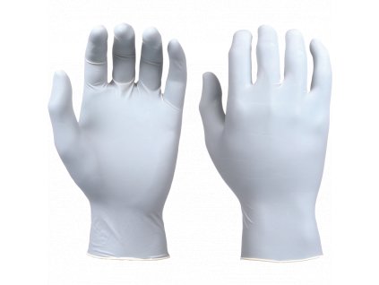 TOUCH N TUFF 69-210 rukavice jednorázové pudrované - Bílá