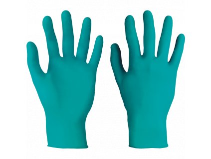 TOUCH N TUFF 92-500 rukavice jednorázové pudrované - Zelená