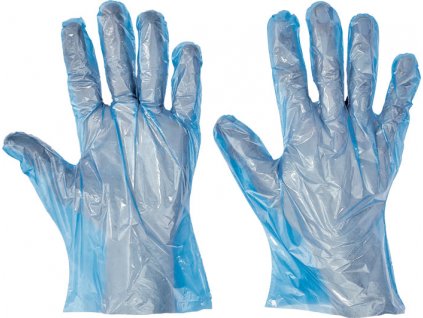 DUCK BLUE HG rukavice jednorázové - Modrá světlá