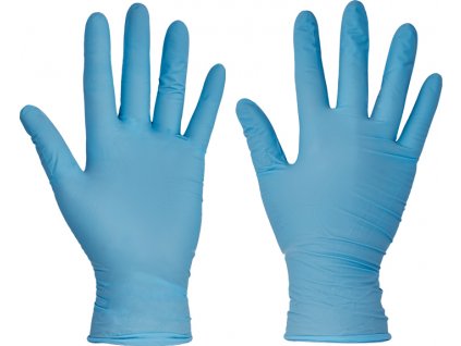 BARBARY EVO rukavice jednorázové pudrované - Modrá