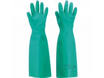 SOL-VEX 37-185 rukavice chemické - Zelená