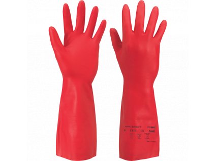 SOL-VEX PREMIUM 37-900 rukavice chemické - Červená