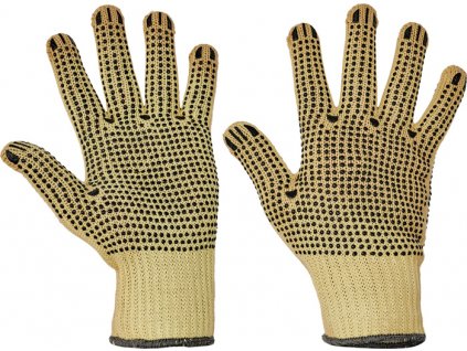 CHIFFCHAFF rukavice protiřezné kevlar. s PVC terčkami
