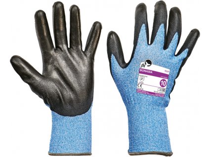 BONASIA rukavice protiřezné B - Modrá