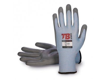 TB 418TFLN rukavice protiřezné B - Modrá