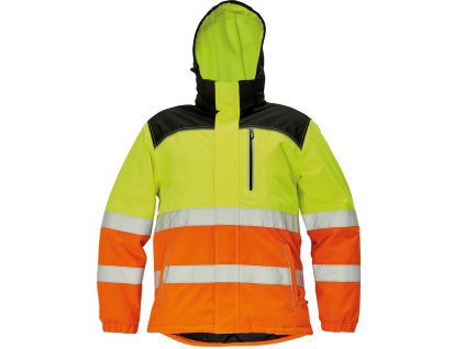 KNOXFIELD HI-VIS WINTER JACKET bunda parka zimní - Žlutá/Oranžová