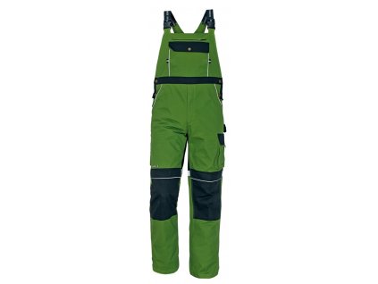 STANMORE kalhoty s laclem - Zelená/Černá