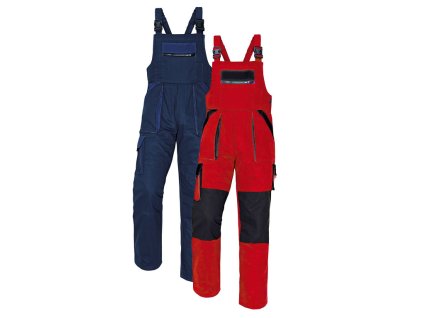 MAX kalhoty s laclem - Červená/Černá - DOPRODEJ