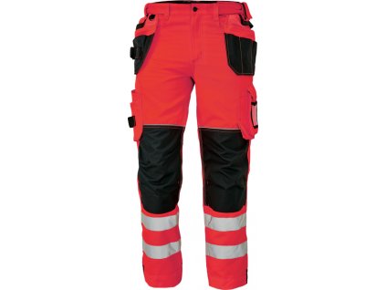 KNOXFIELD HI VIS 310 FL kalhoty - Červená