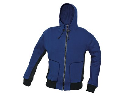 STANMORE GREEN mikina s kapucí - Modrá