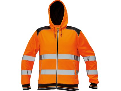 KNOXFIELD HI-VIS mikina s kapucí - Oranžová