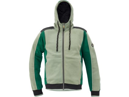 DAYBORO mikina s kapucí - Zelená Mechová