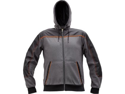 CREMORNE mikina s kapucí - Šedá