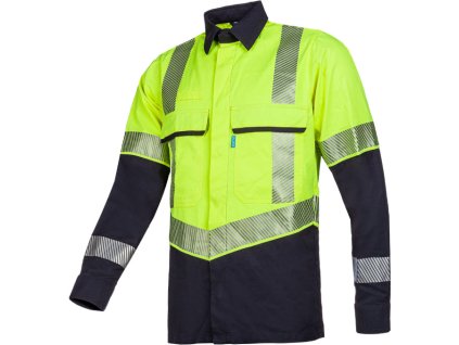 COLNE HI-VIS košile - Žlutá/Navy