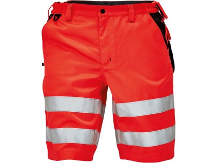 KNOXFIELD HI-VIS SHORTS - Červená - DOPRODEJ