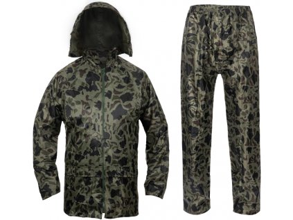 CARINA oblek voděodolný s kapucí - Camouflage