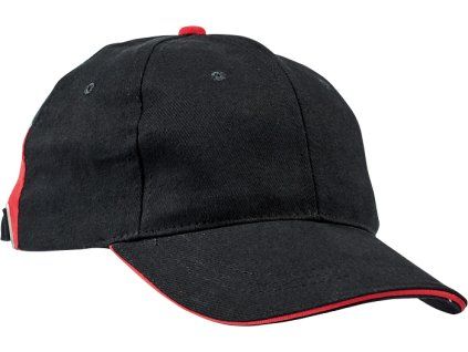 KNOXFIELD čepice baseball - Černá/Červená