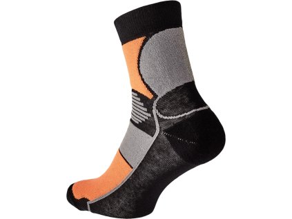 KNOXFIELD BASIC ponožky - Černá/Oranžová