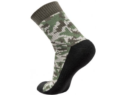 NEURUM CAMOUFLAGE ponožky - Olivová tmavá