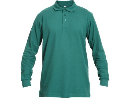 SANGU polokošile dlouhý rukáv - Zelená tmavá - DOPRODEJ