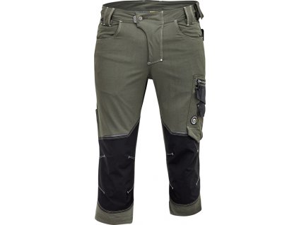 NEURUM PERFORMANCE 3/4 kalhoty - Olivová tmavá - DOPRODEJ