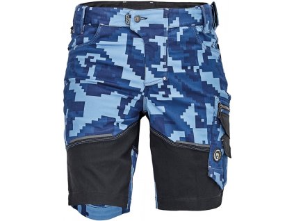 NEURUM CAMOUFLAGE šortky - Modrá/Navy