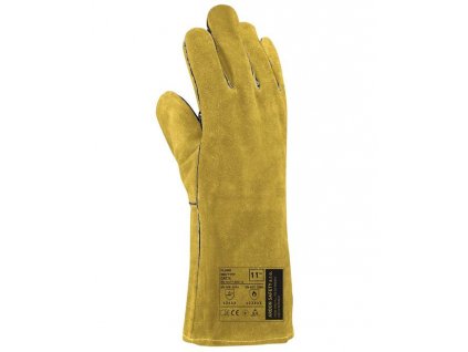 ARDON®FLAME rukavice celokožené - Svářečské -Žlutá