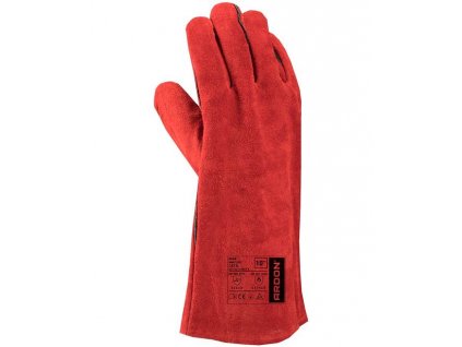 ARDONSAFETY/RENE rukavice celokožené - Svářečské - Červená