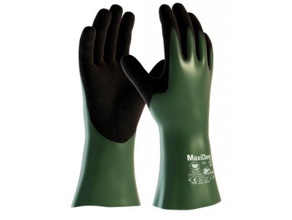 ATG® MaxiChem® Cut™ 56-633 rukavice chemické - Zelená - DOPRODEJ