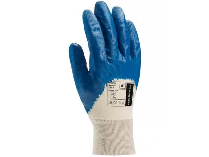 ARDONSAFETY/HOUSTON rukavice máčené v nitrilu- Prodejní blistr