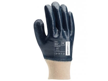 ARDONSAFETY/RONNY rukavice máčené v nitrilu - Modrá