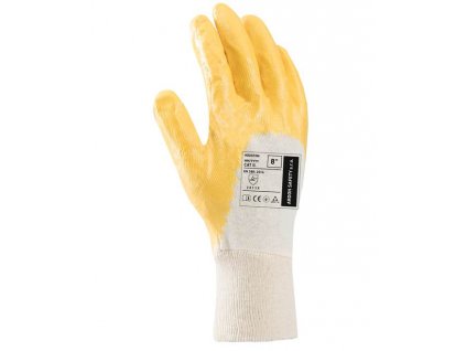 ARDONSAFETY/HOUSTON Y rukavice máčené v nitrilu - Žlutá