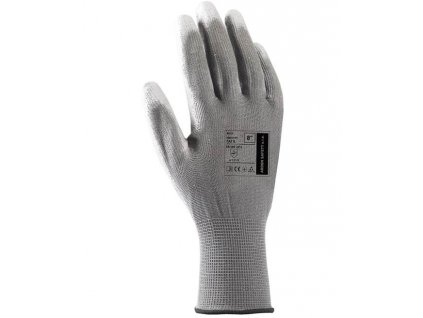 ARDONSAFETY/BUCK GREY rukavice máčená bezešvá - Prodejní blistr