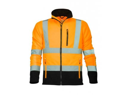 ARDON®SIGNAL HI-VIS mikina fleece - Oranžová/Černá