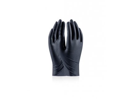 GRIPPAZ® 246A BLACK rukavice jednorázové nepudrované - Černá