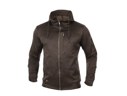 ARDON®3DBreathe mikina s kapucí - Hnědá Melange