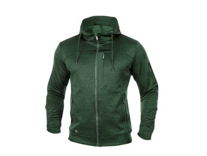 ARDON®3DBreathe mikina s kapucí - Zelená Melange