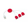 POD,  USB hub | červená