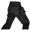 EREBOS kalhoty pracovní - Černá