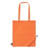 Lulu, skládací RPET nákupní taška | oranžová