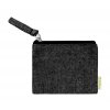 Fontix, bavlněná peněženka | černá