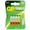 BATERIE GP AAA 1,5V SUPER LR03 /4ks