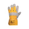 CXS DINGO rukavice kombinované - Žlutá