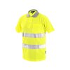 DOVER HI-VIS polokošile krátký rukáv - Žlutá