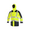 CXS LONDON 5v1 bunda parka zimní - HI-VIS Žlutá/Modrá