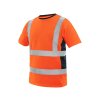 EXETER HI-VIS tričko s krátkým rukávem pánské - Oranžová