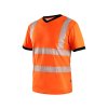 CXS RIPON HI-VIS tričko s krátkým rukávem pánské - Oranžová/Černé